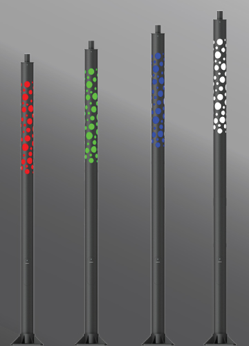 Click to view Ligman Lighting's Illuminated Pole (model APD-RSA-5510-XX-5.5-.10XXXXX).